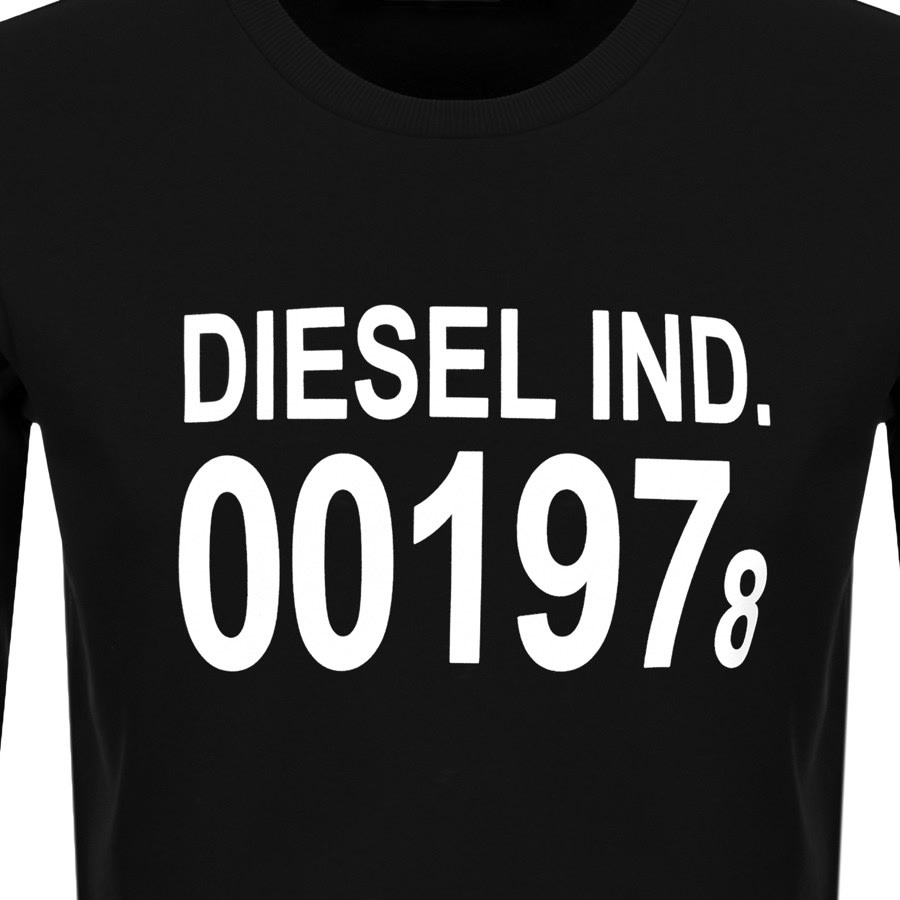 Alternative Image for ProductDiesel S Girk J3 Sweatshirt Black3